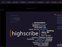 Tablet Screenshot of highscribe.com